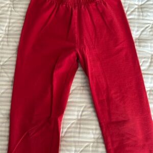 Hanna Andersson Red Kids Leggings